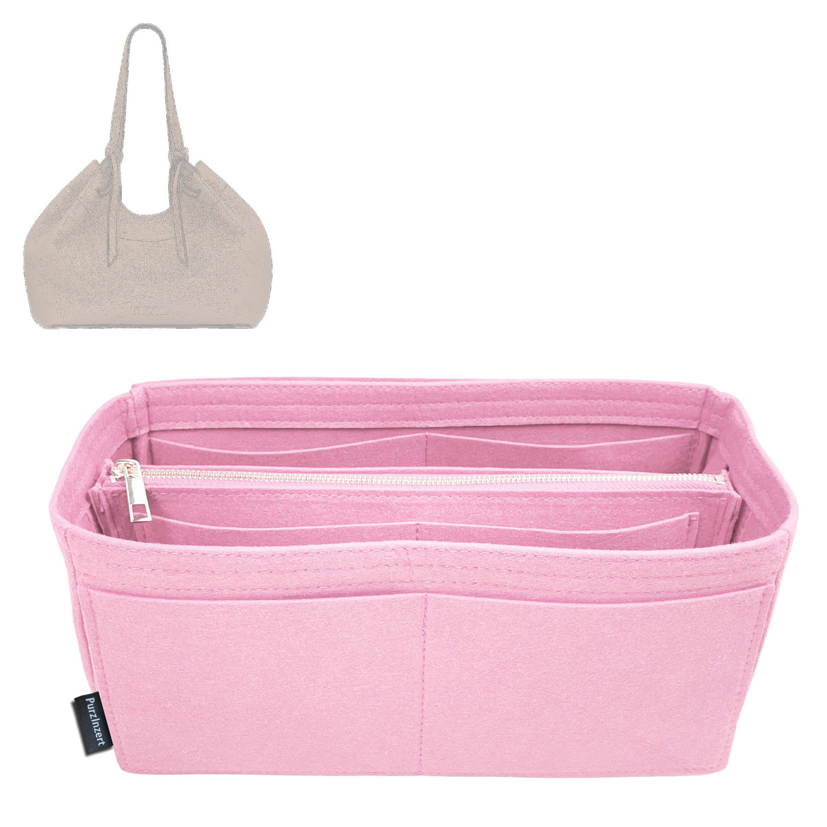 Bag Insert for (Strath berr., Barra Tote) Organizer Tote Purse Organiser Liner Shaper [Premium Felt Material]