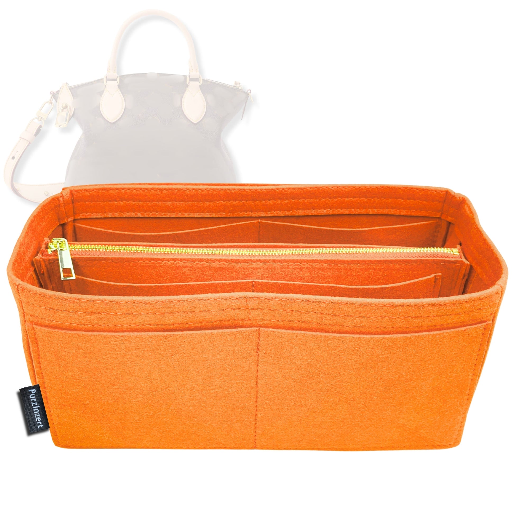 Bag Insert for (LV, Neo Lockit MM) Organizer Tote Purse Organiser Liner Shaper [Premium Felt Material]