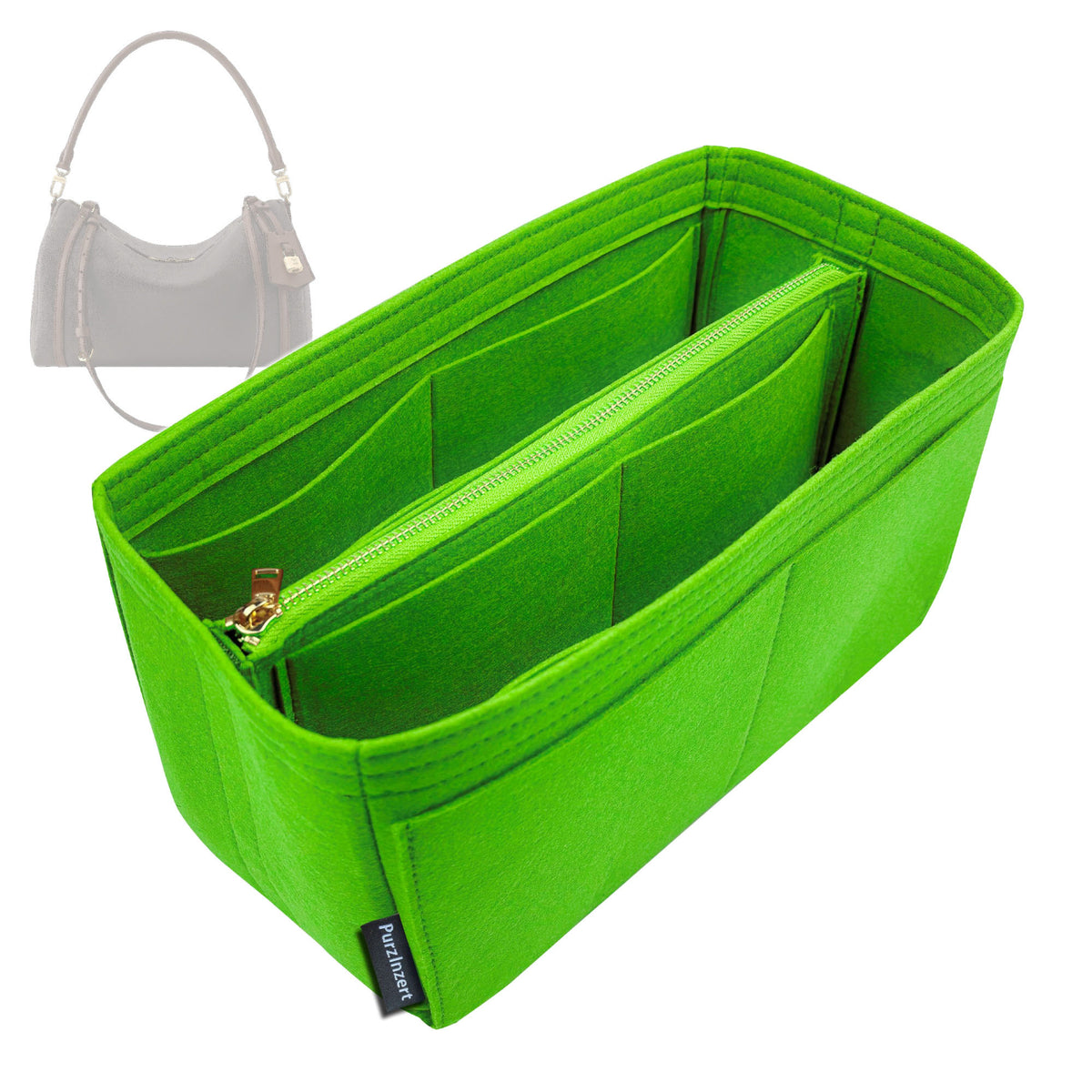 Bag Insert for (LV, Express MM) Organizer Tote Purse Organiser Liner Shaper [Premium Felt Material]