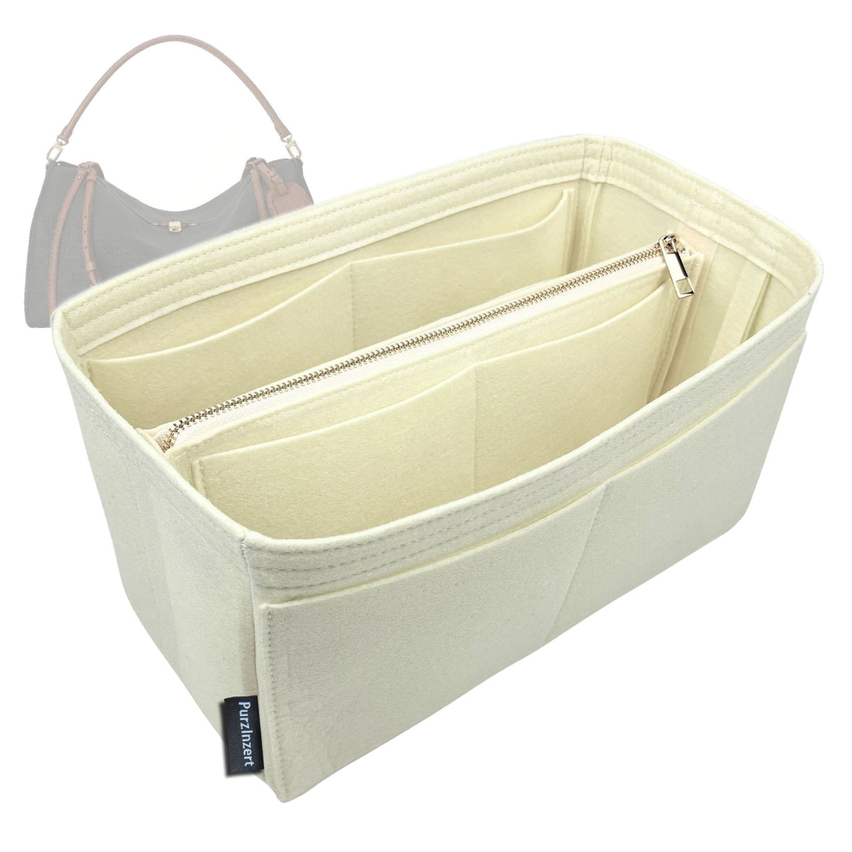 Bag Insert for (LV, Express Travel) Organizer Tote Purse Organiser Liner Shaper [Premium Felt Material]