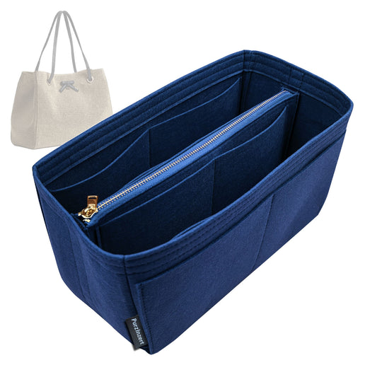 Bag Insert for (Dior, Medium Promenade Shopping Bag) Organizer Tote Purse Organiser Liner Shaper [Premium Felt Material]