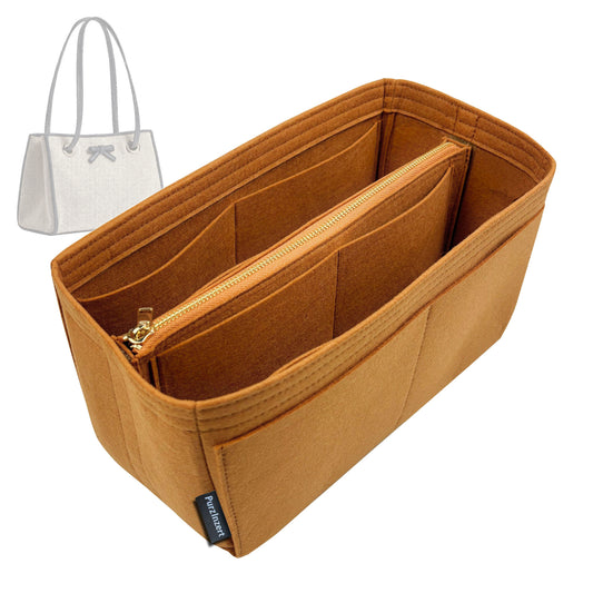 Bag Insert for (Dior, Small Promenade Shopping Bag) Organizer Tote Purse Organiser Liner Shaper [Premium Felt Material]