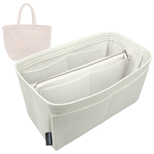 Bag Insert for (Dragon Diffusion, Grace Basket Small) Organizer Tote Purse Organiser Liner Shaper [Premium Felt Material]