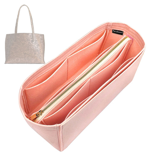 Bag Insert for (Portland Leather Goods, August Tote Medium) Organizer Tote Purse Organiser Liner Shaper [Premium Felt Material]