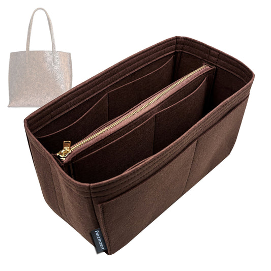 Bag Insert for (Portland Leather Goods, August Tote Large) Organizer Tote Purse Organiser Liner Shaper [Premium Felt Material]