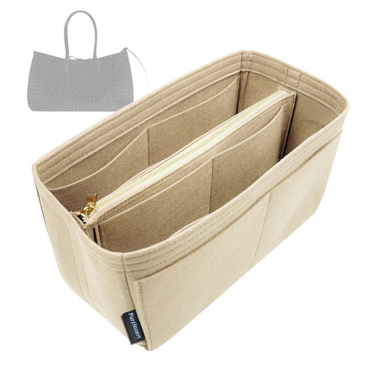 Bag Insert for (Bottega Veneta, Pinacoteca Large) Organizer Tote Purse Organiser Liner Shaper [Premium Felt Material]