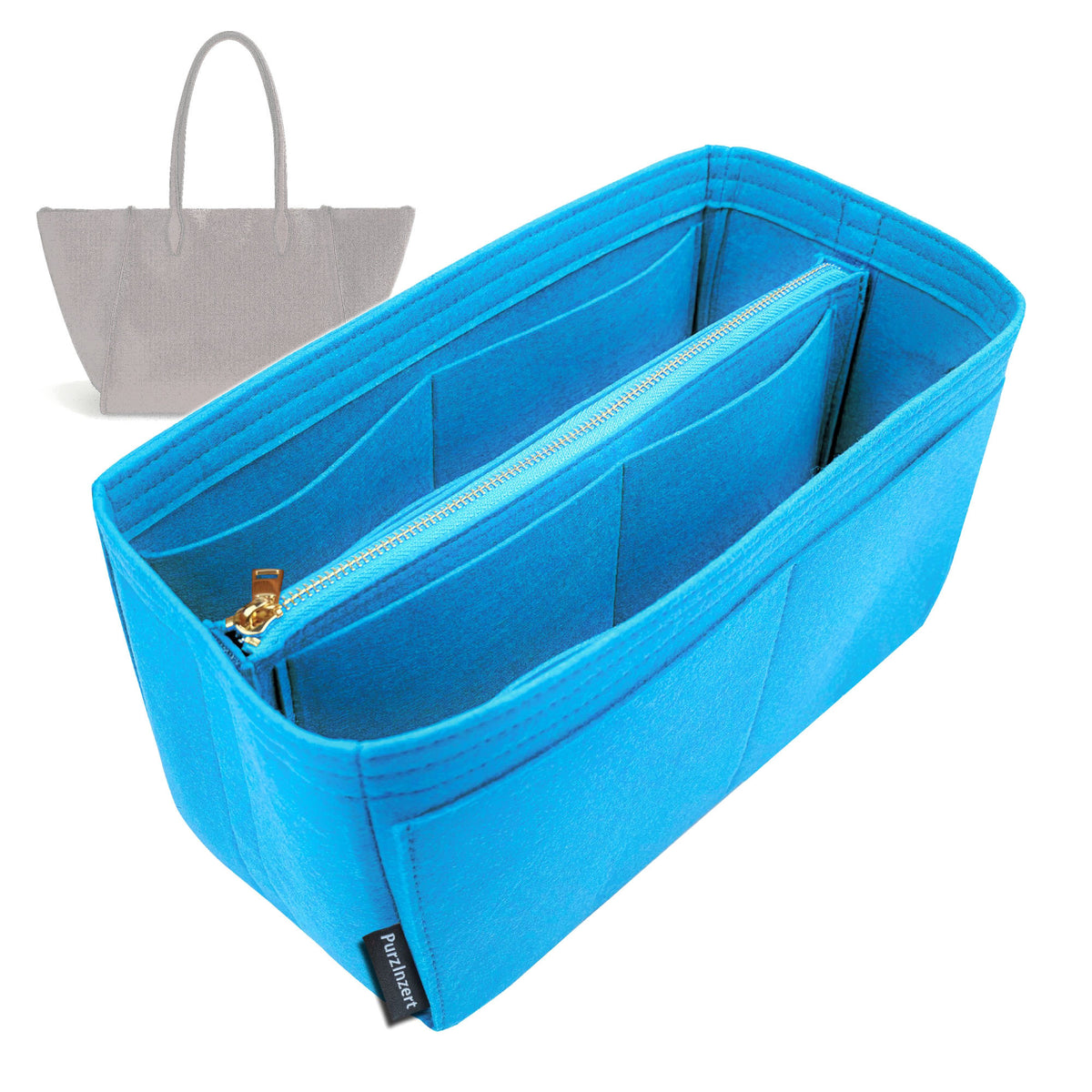 Bag Insert for (Madewell, The Lexington Tote) Organizer Tote Purse Organiser Liner Shaper [Premium Felt Material]
