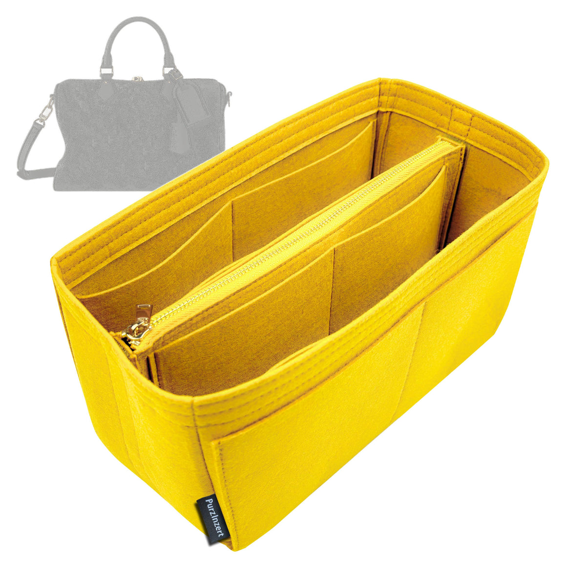 Bag Insert for (LV, Speedy Soft 30) Organizer Tote Purse Organiser Liner Shaper [Premium Felt Material]