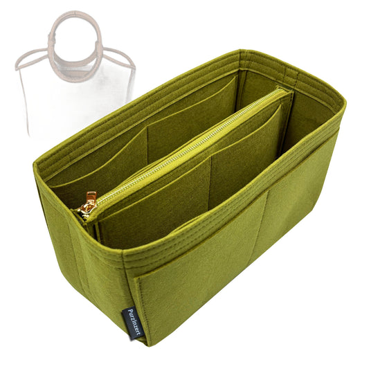 Bag Insert for (Miu Miu, Small Ivy Canvas Bag) Organizer Tote Purse Organiser Liner Shaper [Premium Felt Material]
