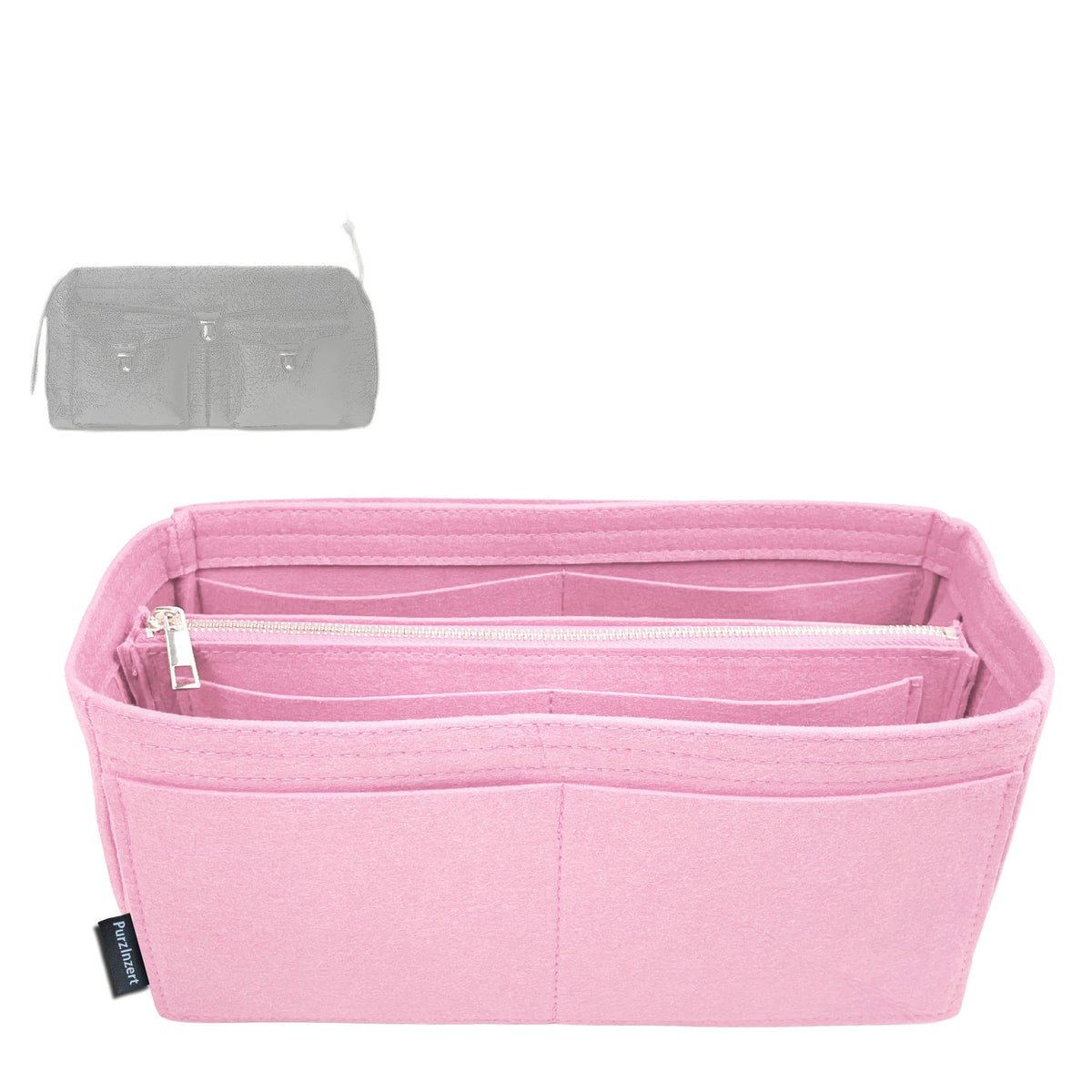 Bag Insert for (Lemaire, Soft Gear) Organizer Tote Purse Organiser Liner Shaper [Premium Felt Material]