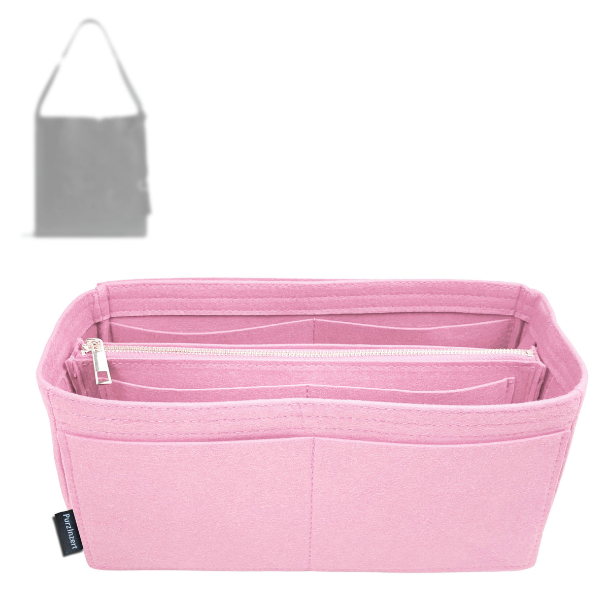 Bag Insert for (Bottega Veneta, Corriere) Organizer Tote Purse Organiser Liner Shaper [Premium Felt Material]
