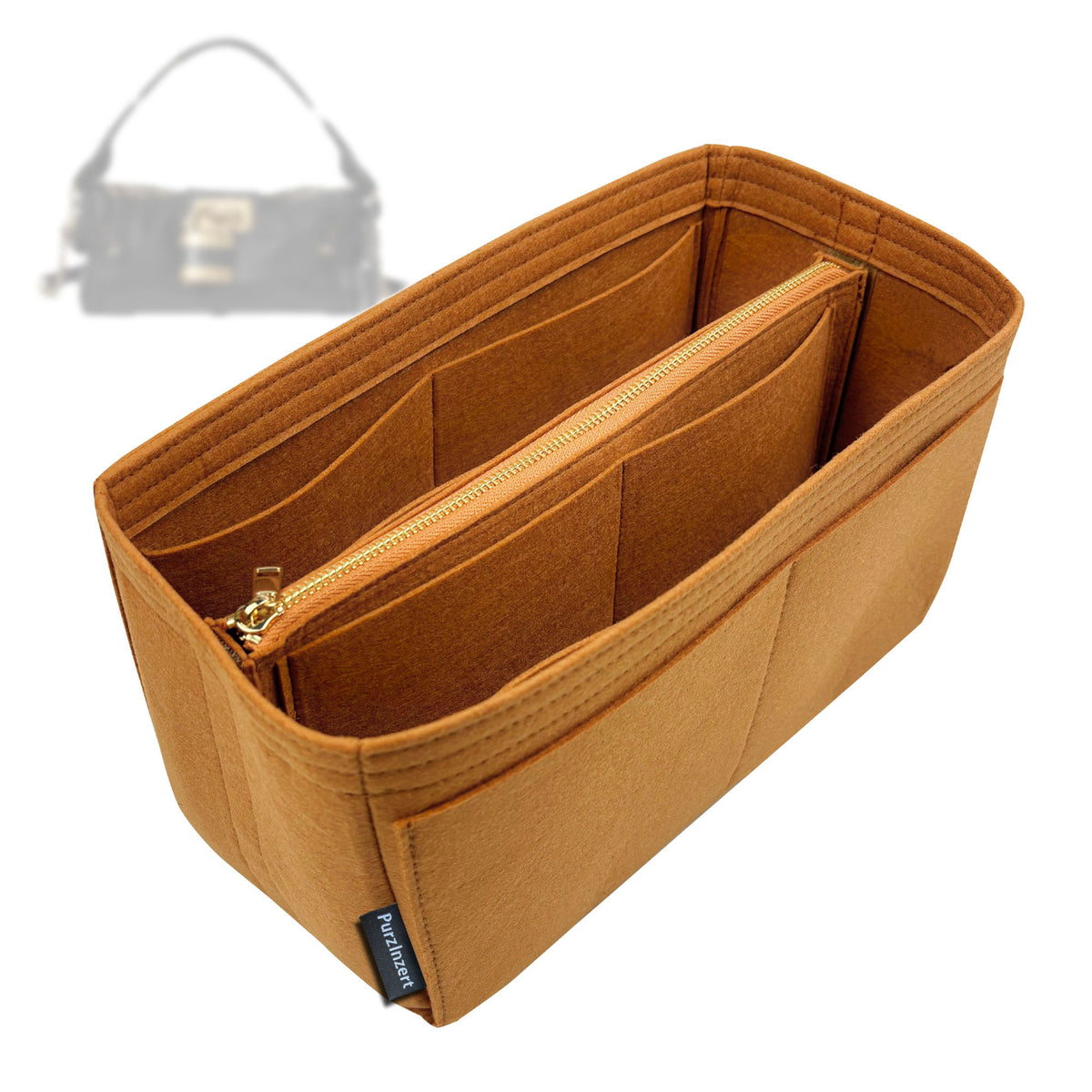 Bag Insert for (Chloe, Small Paddington Bag With Strap) Organizer Tote Purse Organiser Liner Shaper [Premium Felt Material]