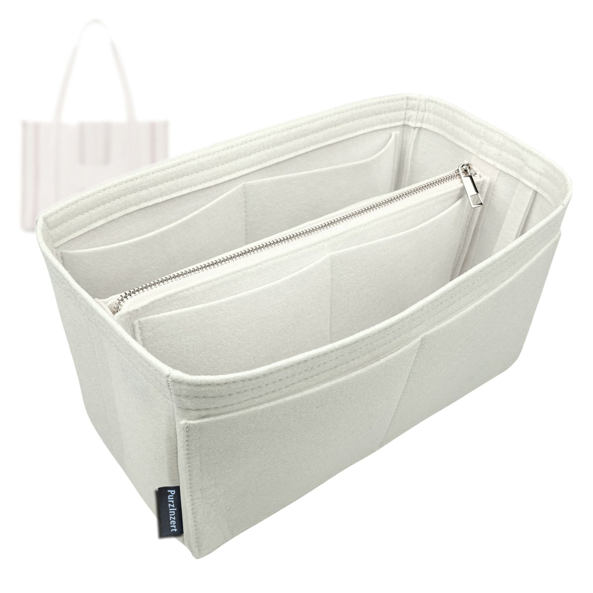 Bag Insert for (Chloe, Woody Loop Tote Bag) Organizer Tote Purse Organiser Liner Shaper [Premium Felt Material]