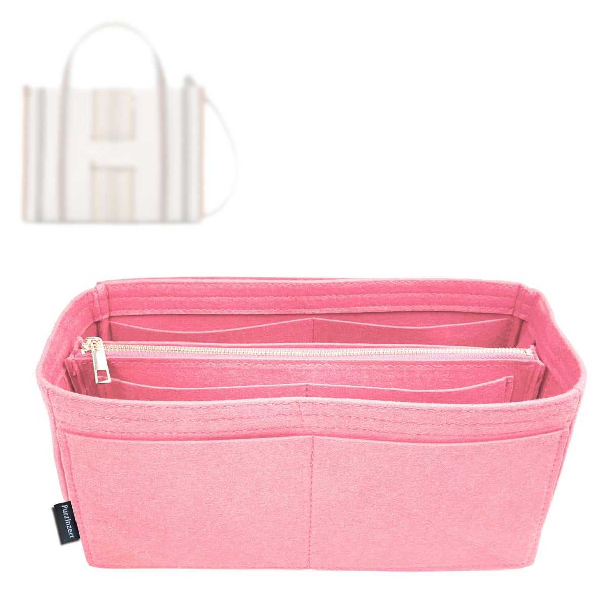 Bag Insert for (Chloe, Small Woody Loop Tote Bag) Organizer Tote Purse Organiser Liner Shaper [Premium Felt Material]