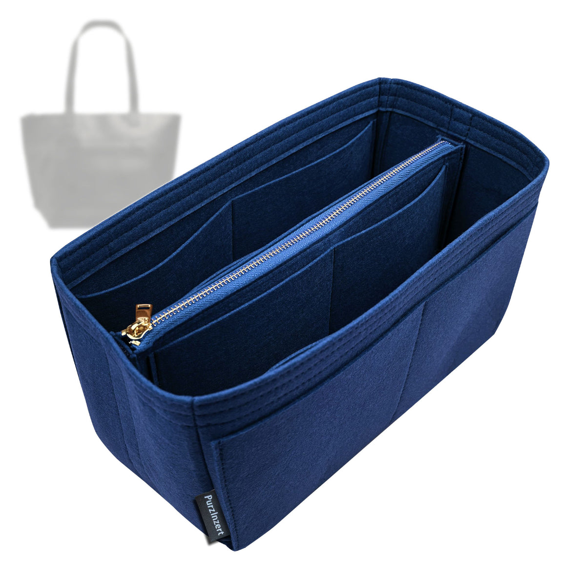 Bag Insert for (Parker Clay, Entoto Zip Tote) Organizer Tote Purse Organiser Liner Shaper [Premium Felt Material]