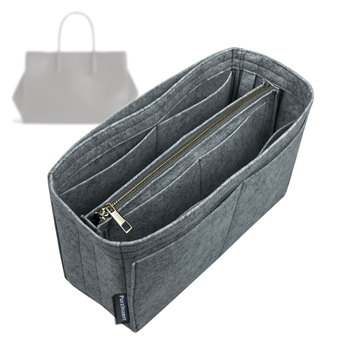 Bag Insert for (Bottega Veneta, Large Barbara Tote) Organizer Tote Purse Organiser Liner Shaper [Premium Felt Material]