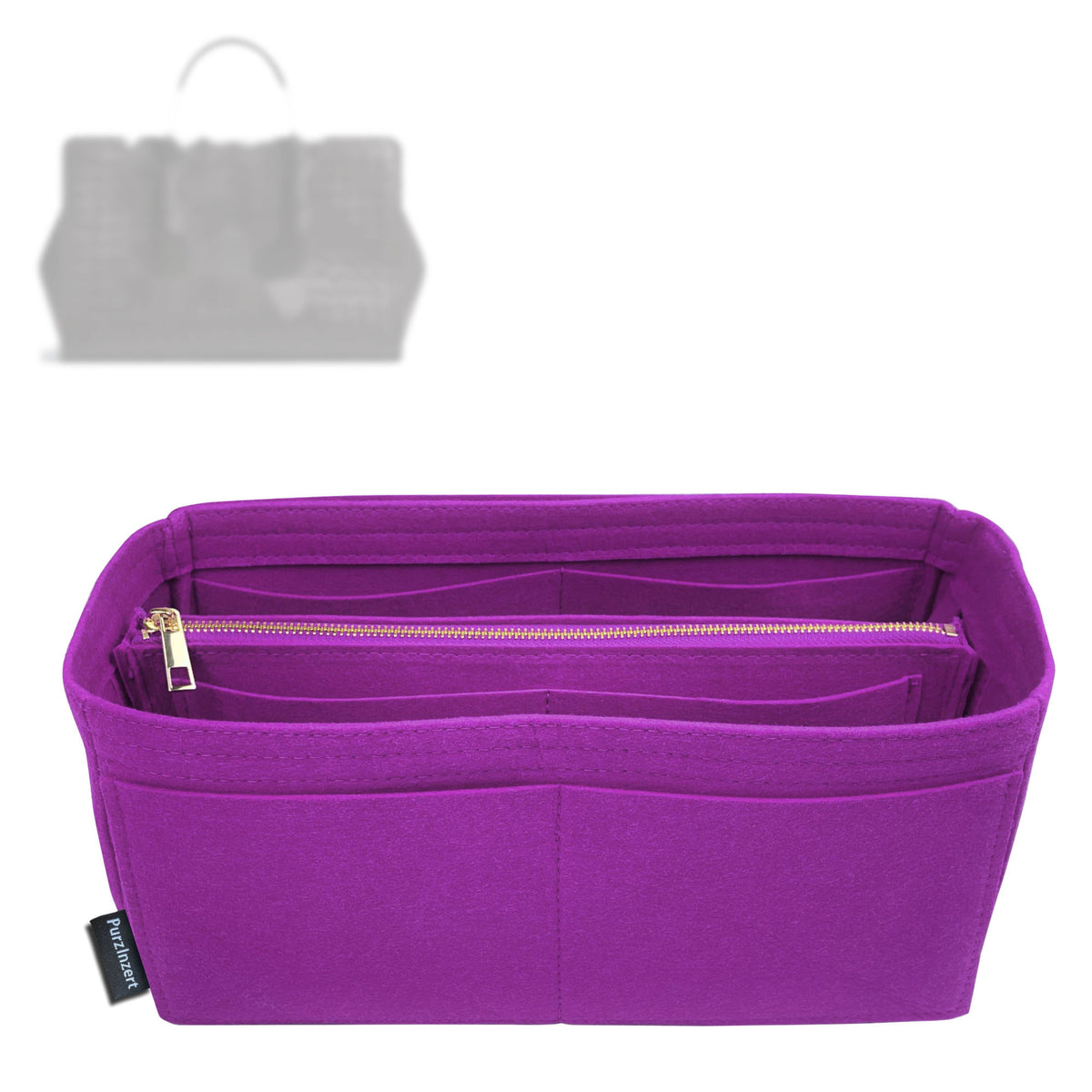 Bag Insert for (Bottega Veneta, Small Barbara Tote) Organizer Tote Purse Organiser Liner Shaper [Premium Felt Material]