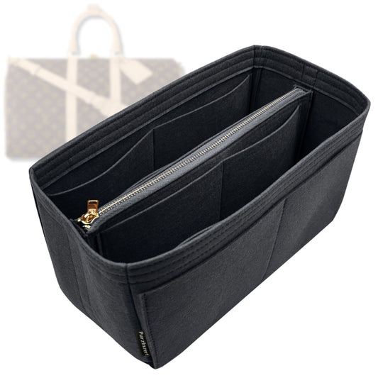 Bag Insert for (LV, Keepall 50) Organizer Tote Purse Organiser Liner Shaper [Premium Felt Material]