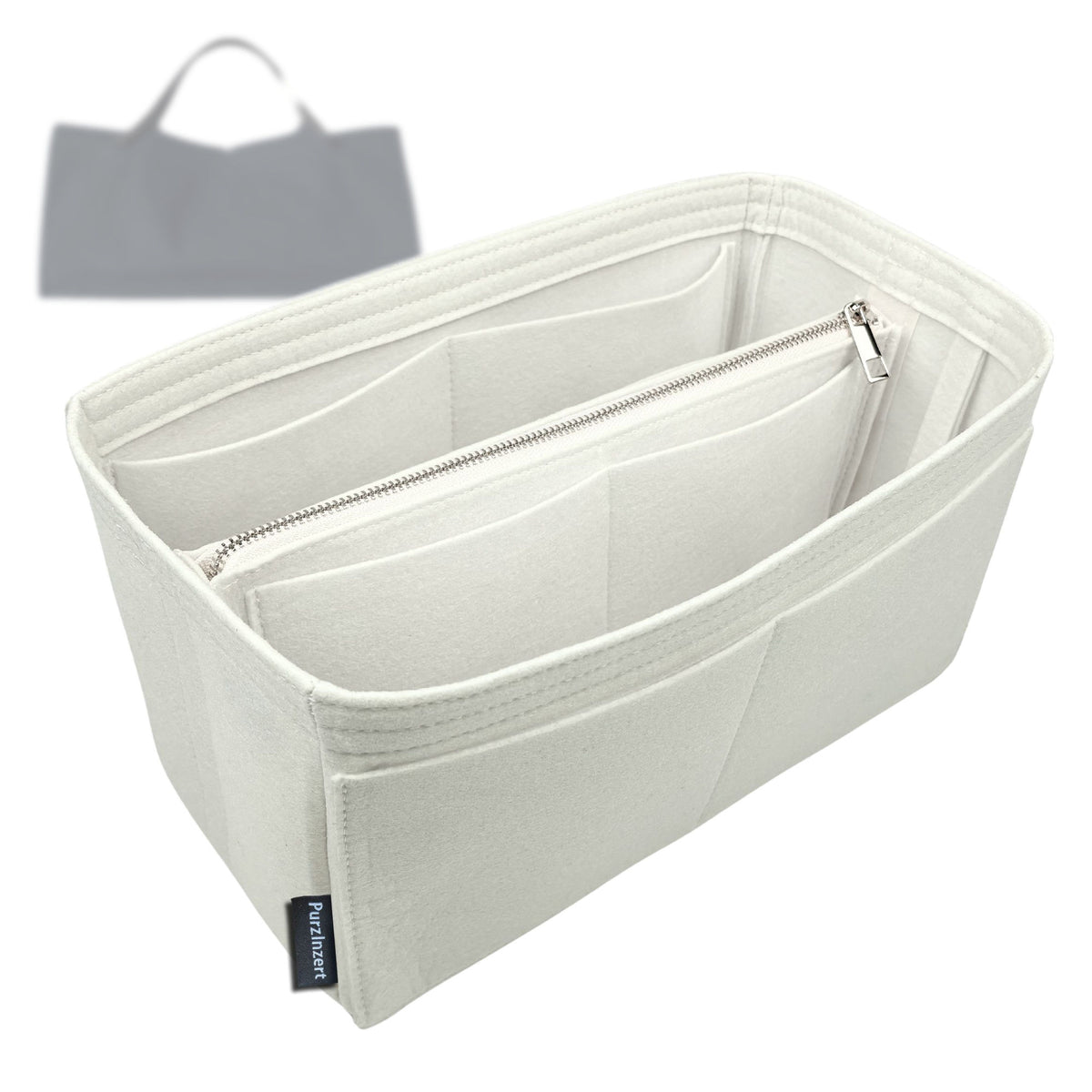 Bag Insert for (The Row, Idaho Bag) Organizer Tote Purse Organiser Liner Shaper [Premium Felt Material]