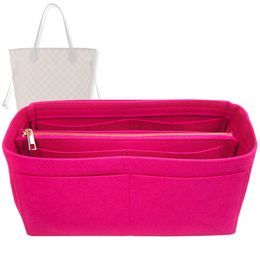 Bag Insert for (LV, Neverfull GM) Organizer Tote Purse Organiser Liner Shaper [Premium Felt Material]