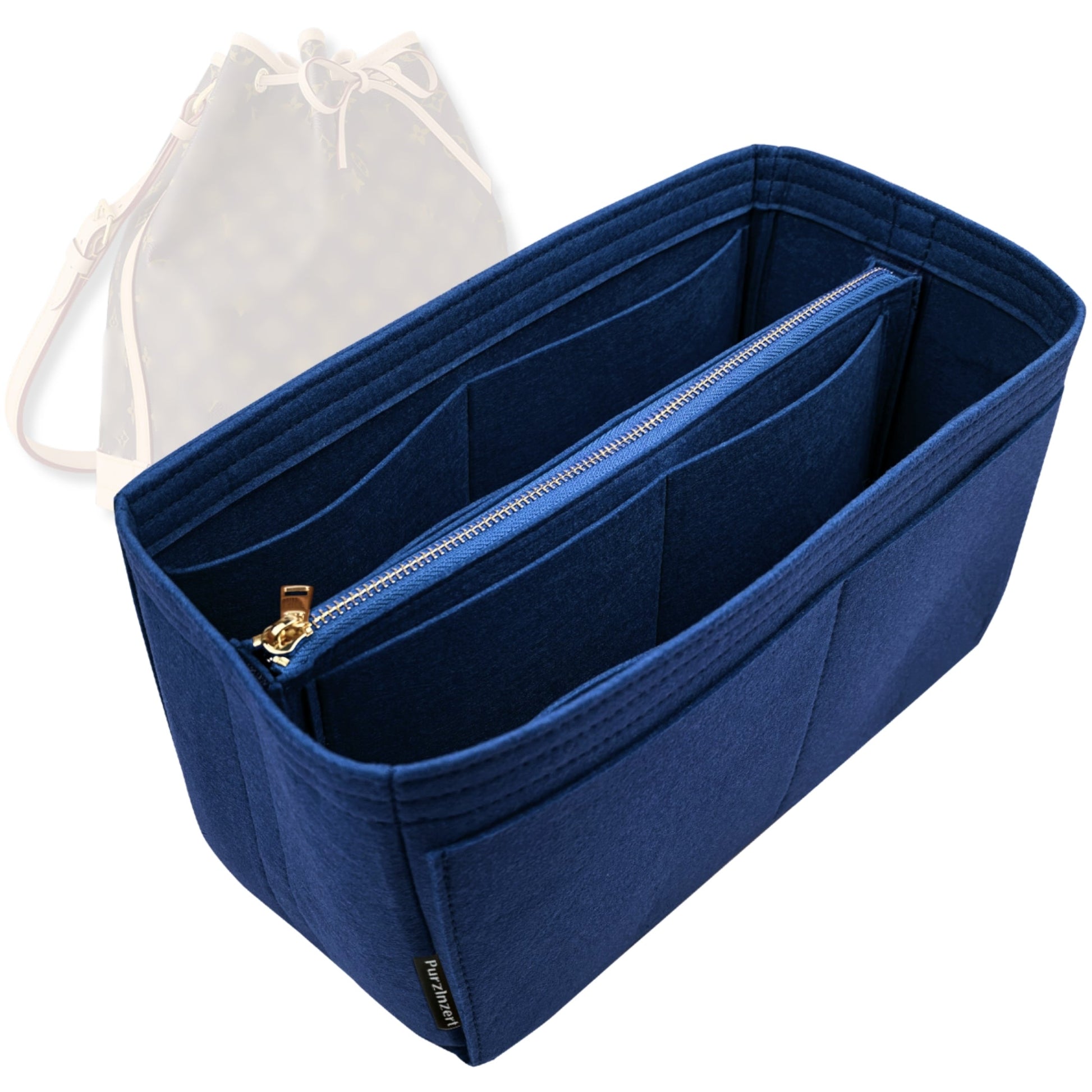 Bag Insert for (LV, Noe Large) Organizer Tote Purse Organiser Liner Shaper [Premium Felt Material]