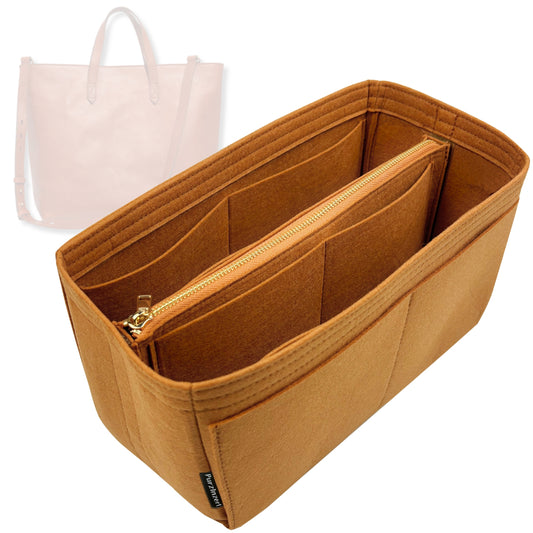 Bag Insert for (Madewell, Zip-Top Transport Carryall) Organizer Tote Purse Organiser Liner Shaper [Premium Felt Material]