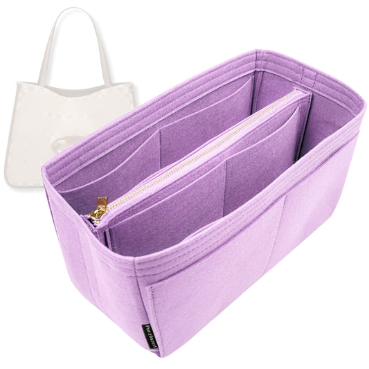 Bag Insert for (Gucci, Horsebit 1955 Medium Tote) Organizer Tote Purse Organiser Liner Shaper [Premium Felt Material]