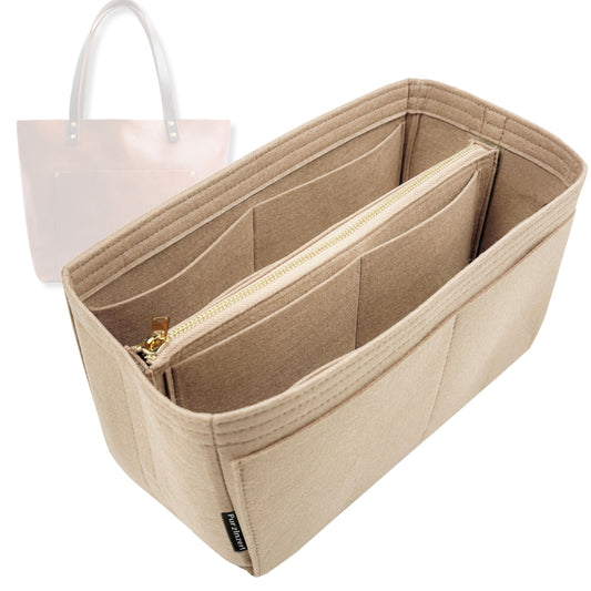 Bag Insert for (Portland Leather Goods, Classic Tote Medium) Organizer Tote Purse Organiser Liner Shaper [Premium Felt Material]