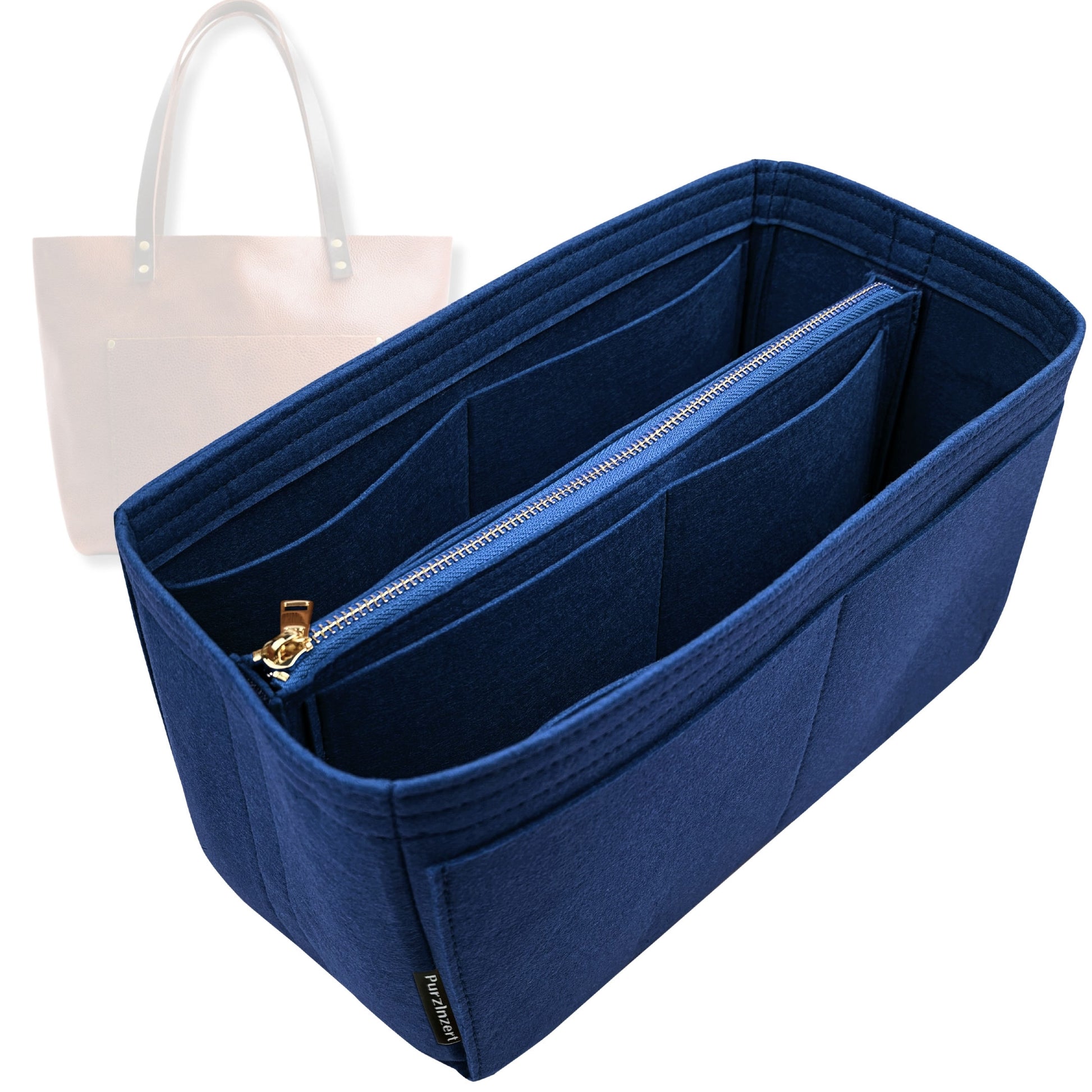 Bag Insert for (Portland Leather Goods, Classic Tote Oversized) Organizer Tote Purse Organiser Liner Shaper [Premium Felt Material]