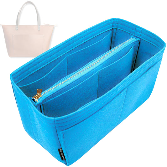 Bag Insert for (Portland Leather Goods, Zipper Tote Small) Organizer Tote Purse Organiser Liner Shaper [Premium Felt Material]