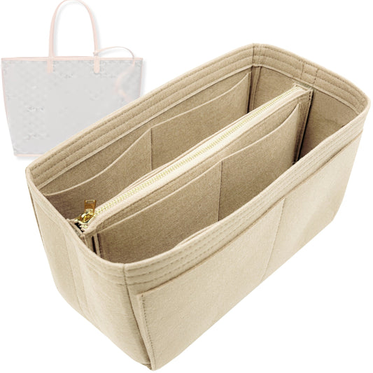Bag Insert for (Goyard, Anjou GM (Large)) Organizer Tote Purse Organiser Liner Shaper [Premium Felt Material]