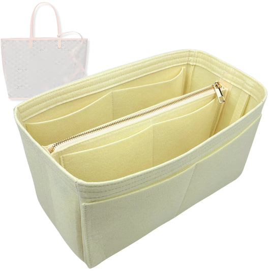 Bag Insert for (Goyard, Anjou PM (Small)) Organizer Tote Purse Organiser Liner Shaper [Premium Felt Material]