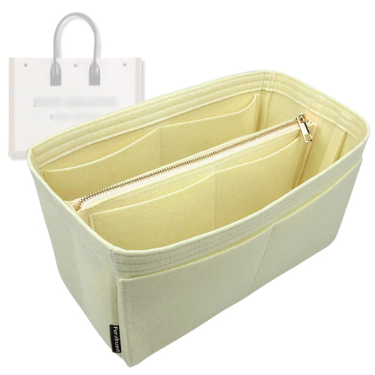 Bag Insert for (Saint Laurent (YSL), Rive Gauche Large) Organizer Tote Purse Organiser Liner Shaper [Premium Felt Material]