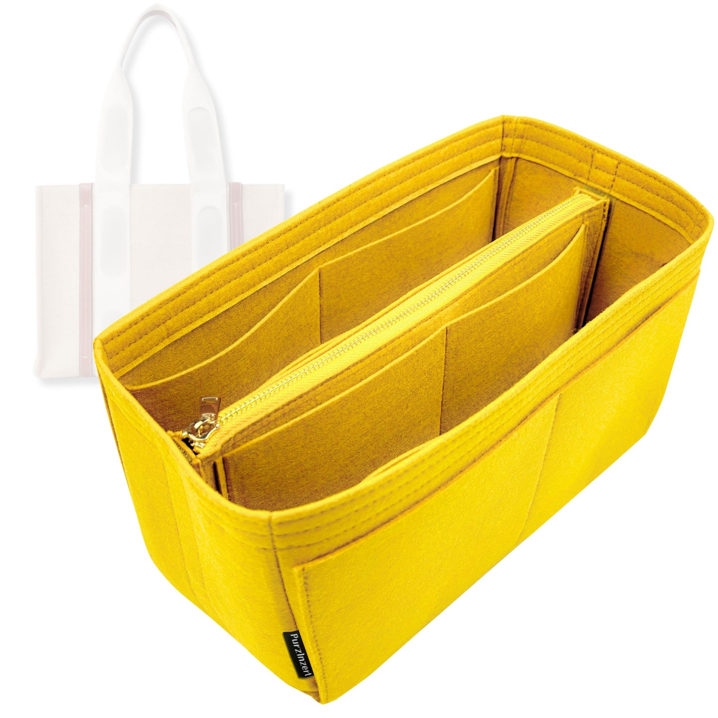 Bag Insert for (Chloe, Large Woody Tote) Organizer Tote Purse Organiser Liner Shaper [Premium Felt Material]
