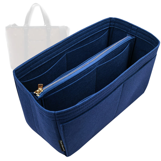 Bag Insert for (LV, Week-End Tote PM (Small)) Organizer Tote Purse Organiser Liner Shaper [Premium Felt Material]