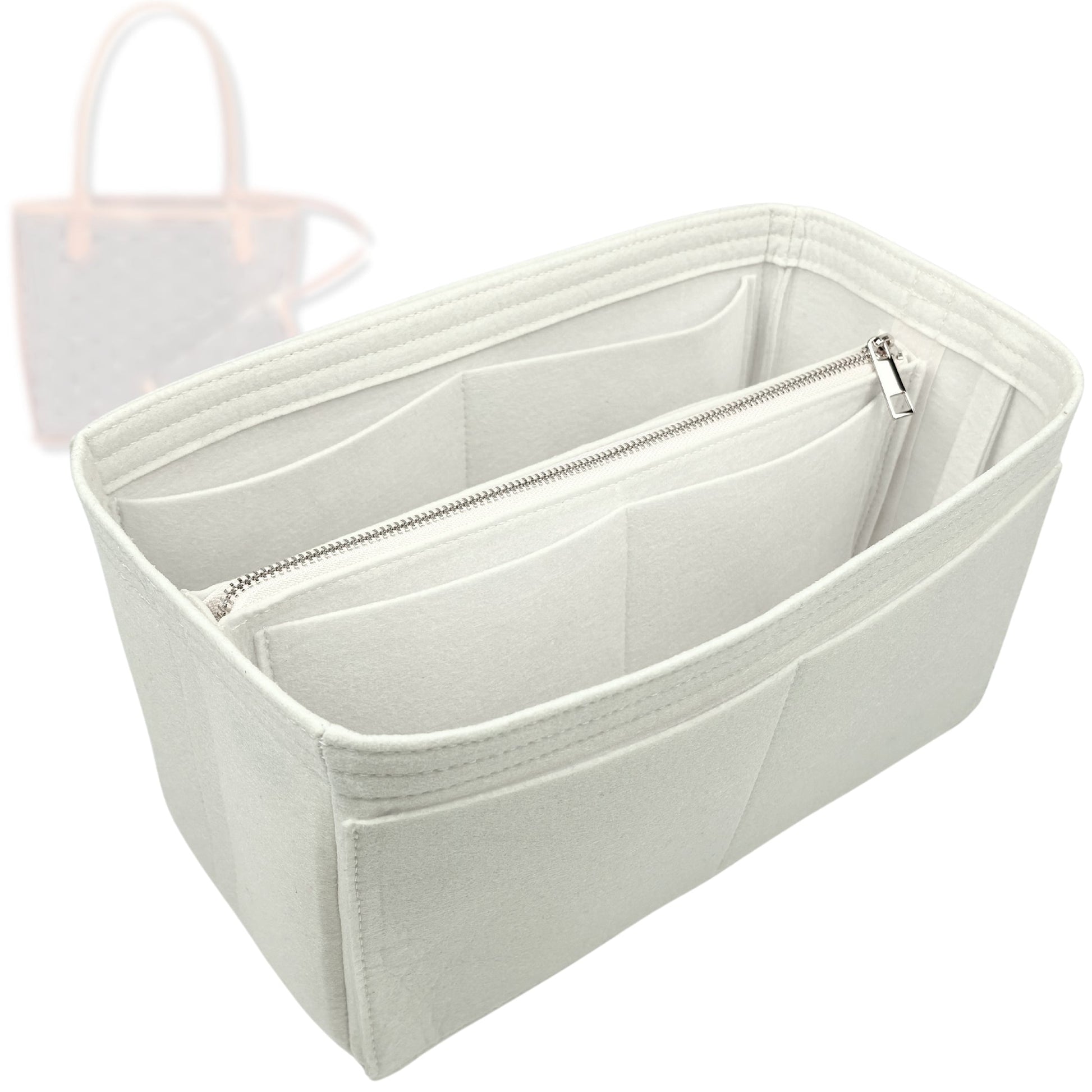 Bag Insert for (Goyard, Anjou Mini) Organizer Tote Purse Organiser Liner Shaper [Premium Felt Material]