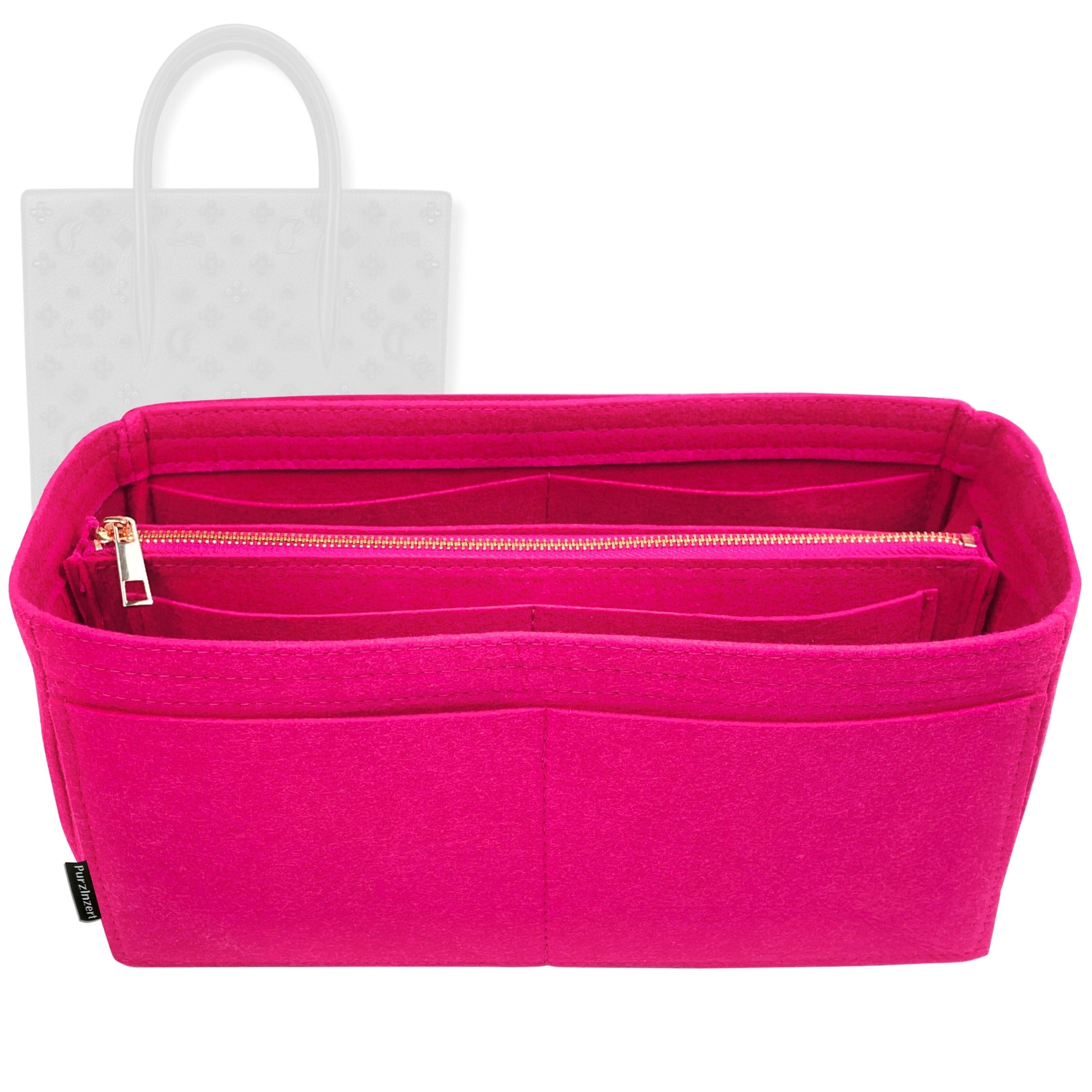 Bag Insert for (Christian Louboutin, Paloma Medium) Organizer Tote Purse Organiser Liner Shaper [Premium Felt Material]