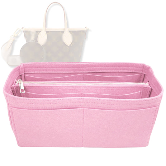Bag Insert for (LV, Neverfull BB) Organizer Tote Purse Organiser Liner Shaper [Premium Felt Material]