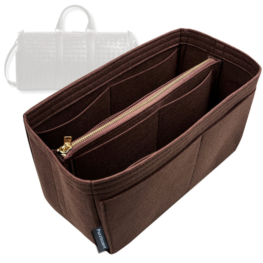 Bag Insert for (Bottega Veneta, Medium Intrecciato Duffle) Organizer Tote Purse Organiser Liner Shaper [Premium Felt Material]