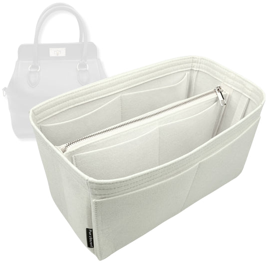 Bag Insert for (Hermes, Toolbox 26) Organizer Tote Purse Organiser Liner Shaper [Premium Felt Material]