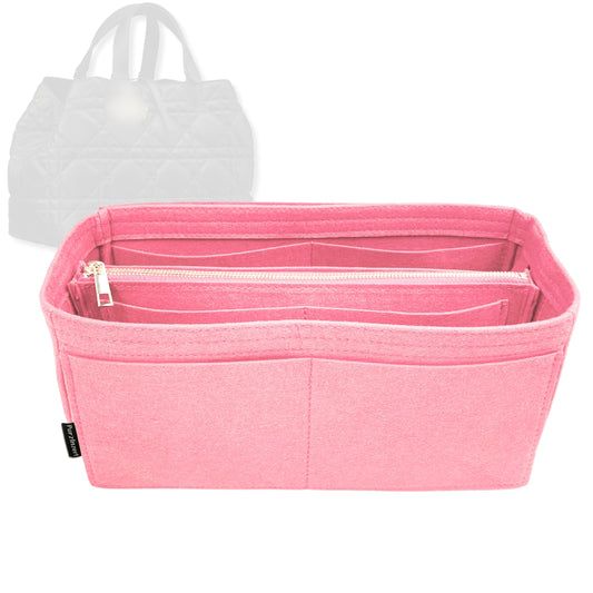 Bag Insert for (Dior, Medium Toujours Bag) Organizer Tote Purse Organiser Liner Shaper [Premium Felt Material]