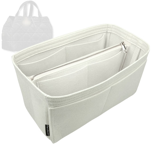 Bag Insert for (Dior, Small Toujours Bag) Organizer Tote Purse Organiser Liner Shaper [Premium Felt Material]
