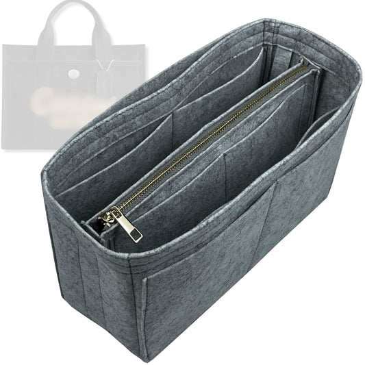 Bag Insert for (Coach, Cargo Tote 34cm) Organizer Tote Purse Organiser Liner Shaper [Premium Felt Material]