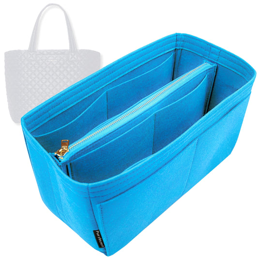 Bag Insert for (MZ Wallace, Small Metro Tote) Organizer Tote Purse Organiser Liner Shaper [Premium Felt Material]