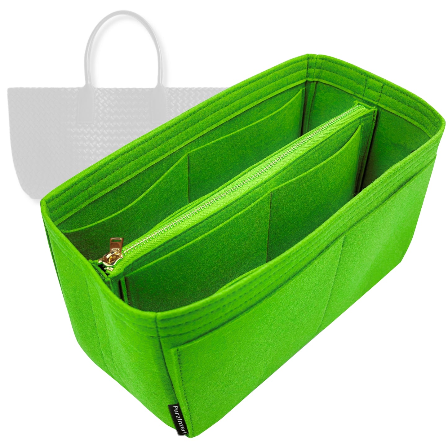 Bag Insert for (Bottega Veneta, Medium Cabat) Organizer Tote Purse Organiser Liner Shaper [Premium Felt Material]