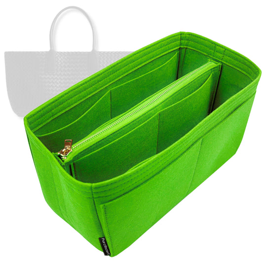 Bag Insert for (Bottega Veneta, Medium Cabat) Organizer Tote Purse Organiser Liner Shaper [Premium Felt Material]