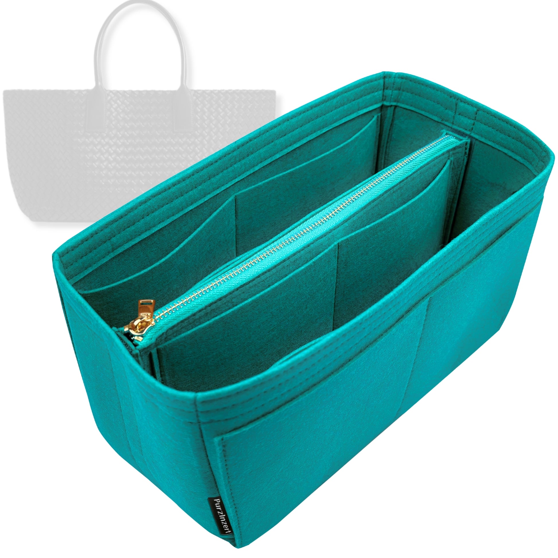 Bag Insert for (Bottega Veneta, Large Cabat) Organizer Tote Purse Organiser Liner Shaper [Premium Felt Material]