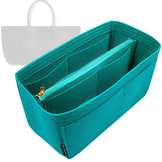 Bag Insert for (Bottega Veneta, Large Cabat) Organizer Tote Purse Organiser Liner Shaper [Premium Felt Material]