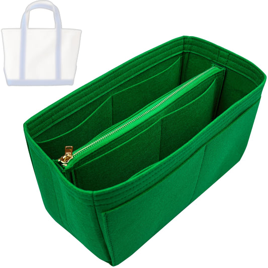 Bag Insert for (L.L.Bean, Boat and Tote - Small) Organizer Tote Purse Organiser Liner Shaper [Premium Felt Material]