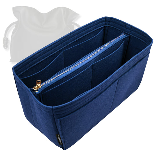 Bag Insert for (Loewe, XL Flamenco Clutch) Organizer Tote Purse Organiser Liner Shaper [Premium Felt Material]